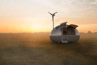 Ecocapsule: la casa portátil del futuro auto-sustentable